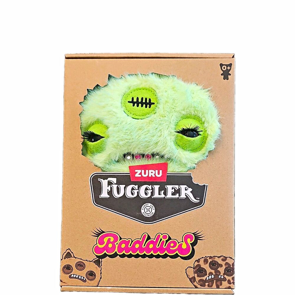 ZURU Fuggler Baddies Alien Green Plush Figure Boxed Small 6-14 in 2024
